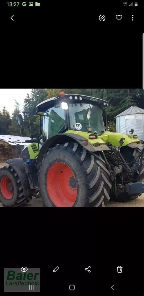 Tracteur agricole CLAAS axion 870