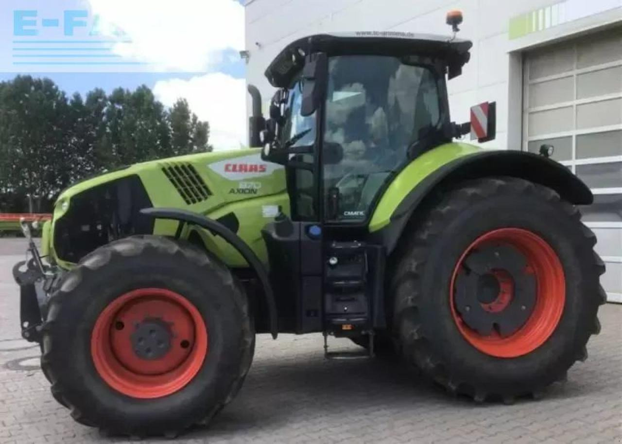 Tracteur agricole CLAAS axion 870