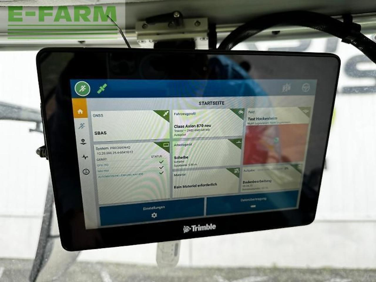 Tracteur agricole CLAAS axion 870