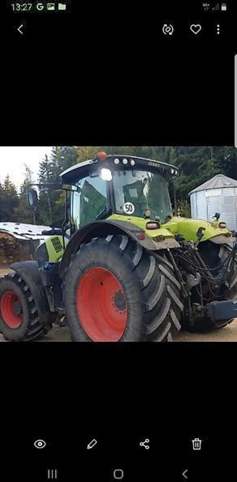 Tracteur agricole CLAAS axion 870