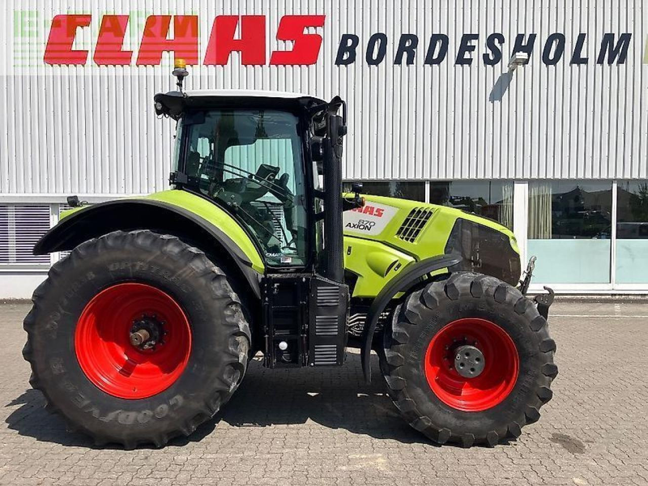 Tracteur agricole CLAAS axion 870