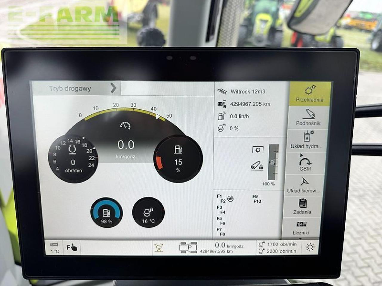 Tracteur agricole CLAAS axion 870