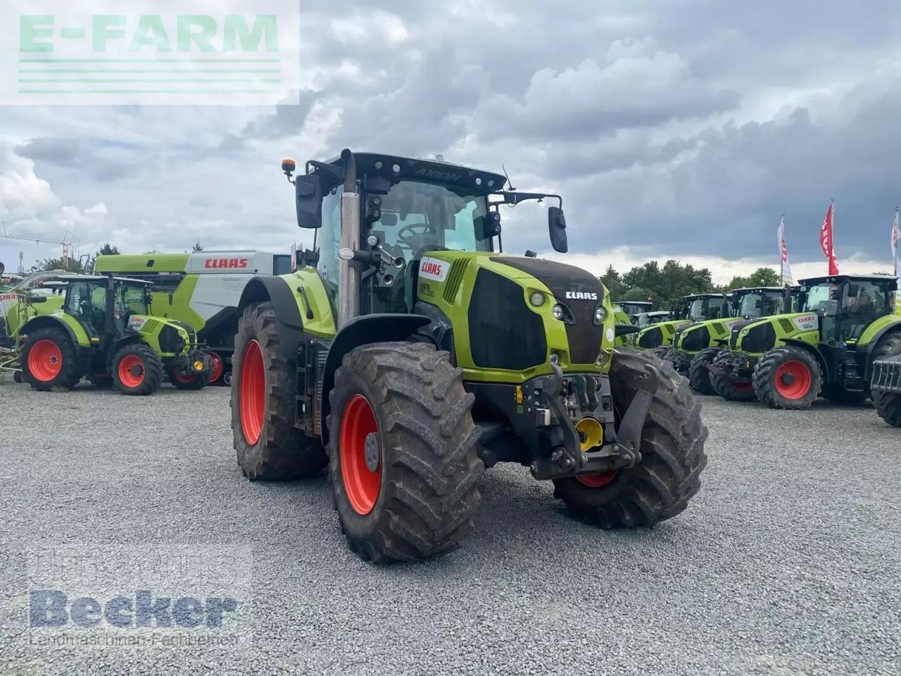 Tracteur agricole CLAAS axion 870 c-matic CMATIC