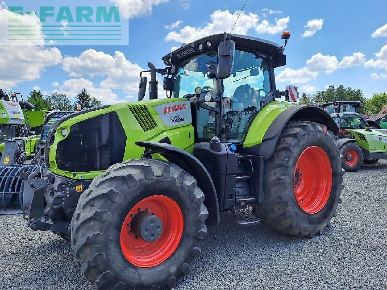 Tracteur agricole CLAAS axion 870 c-matic CMATIC