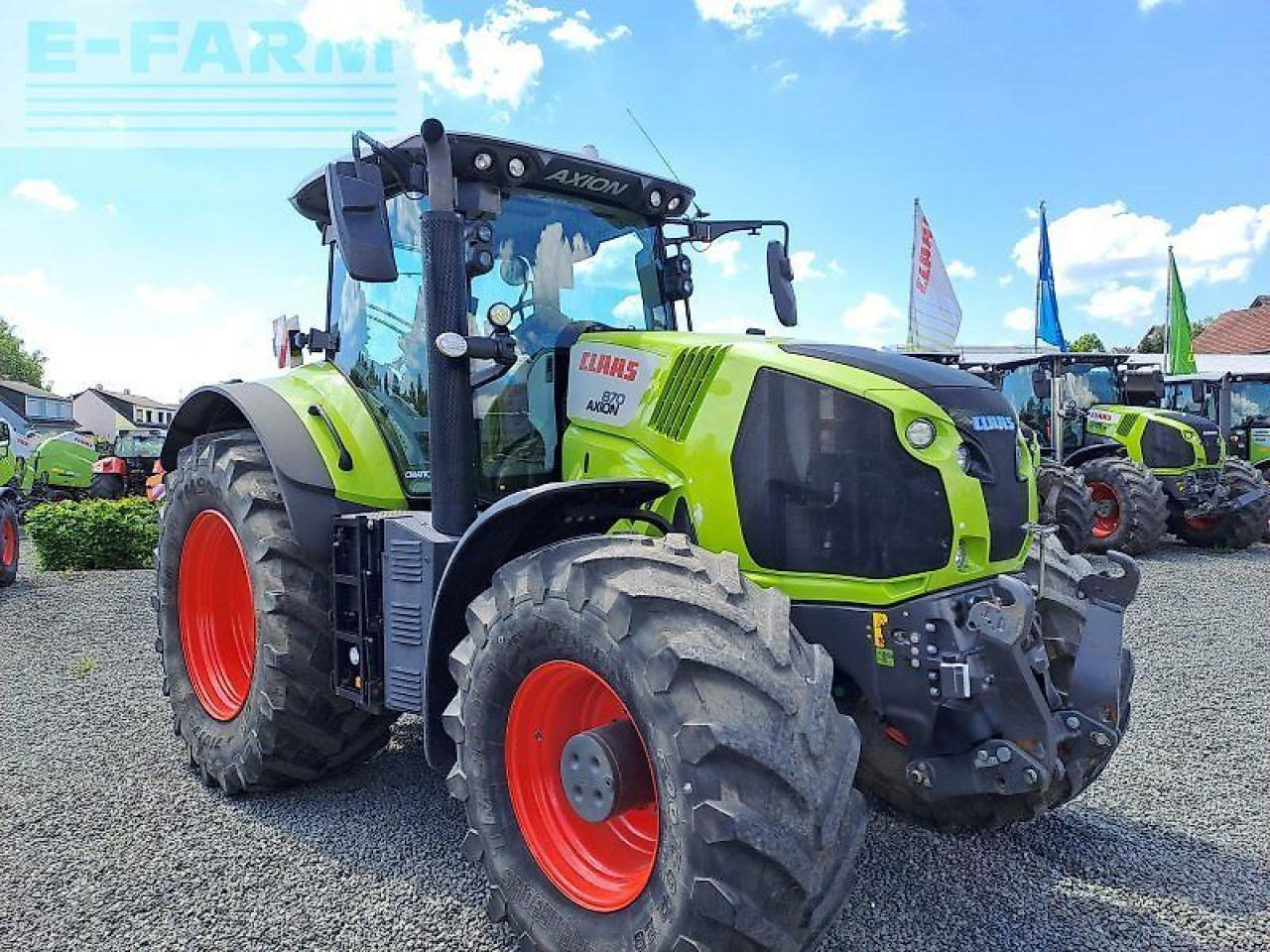 Tracteur agricole CLAAS axion 870 c-matic CMATIC