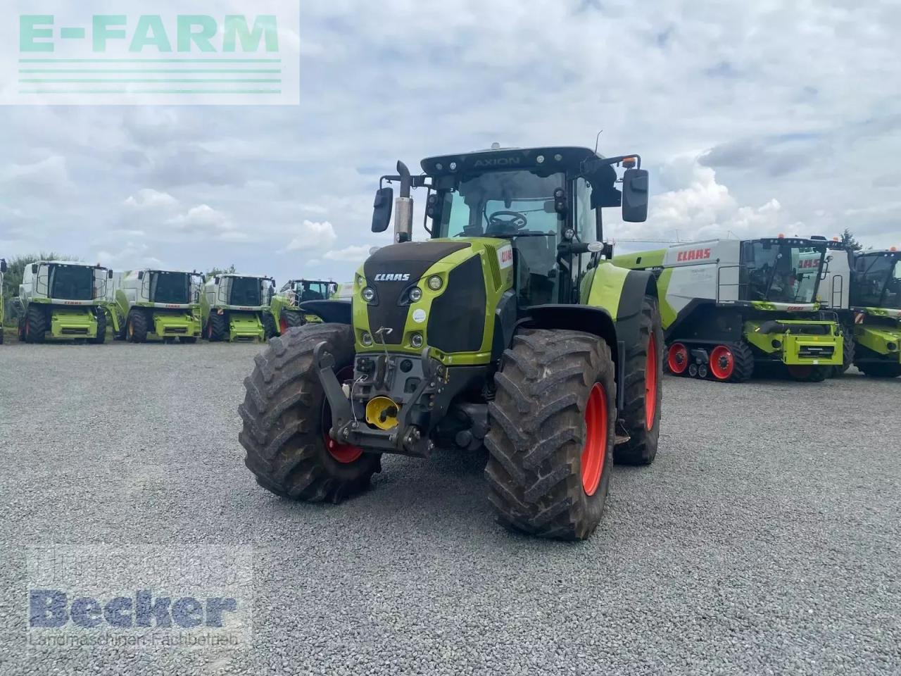Tracteur agricole CLAAS axion 870 c-matic CMATIC