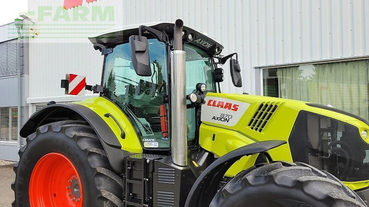 Tracteur agricole CLAAS axion 870 cmatic