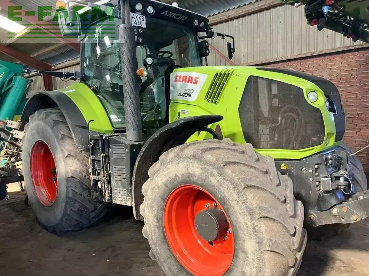 Tracteur agricole CLAAS axion 870 cmatic CMATIC