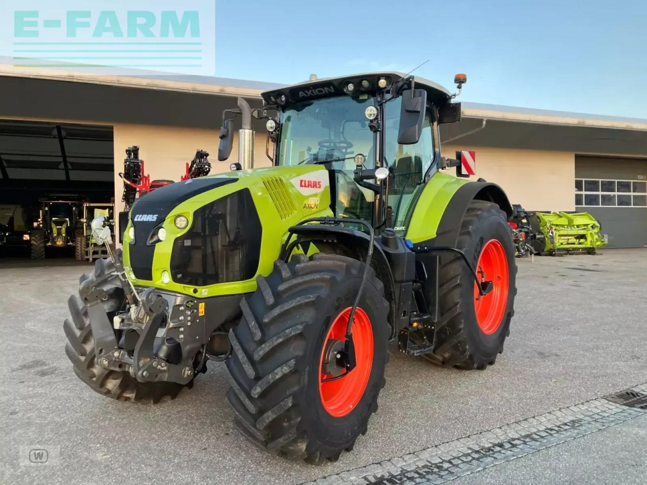 Tracteur agricole CLAAS axion 870 cmatic cebis CMATIC CEBIS