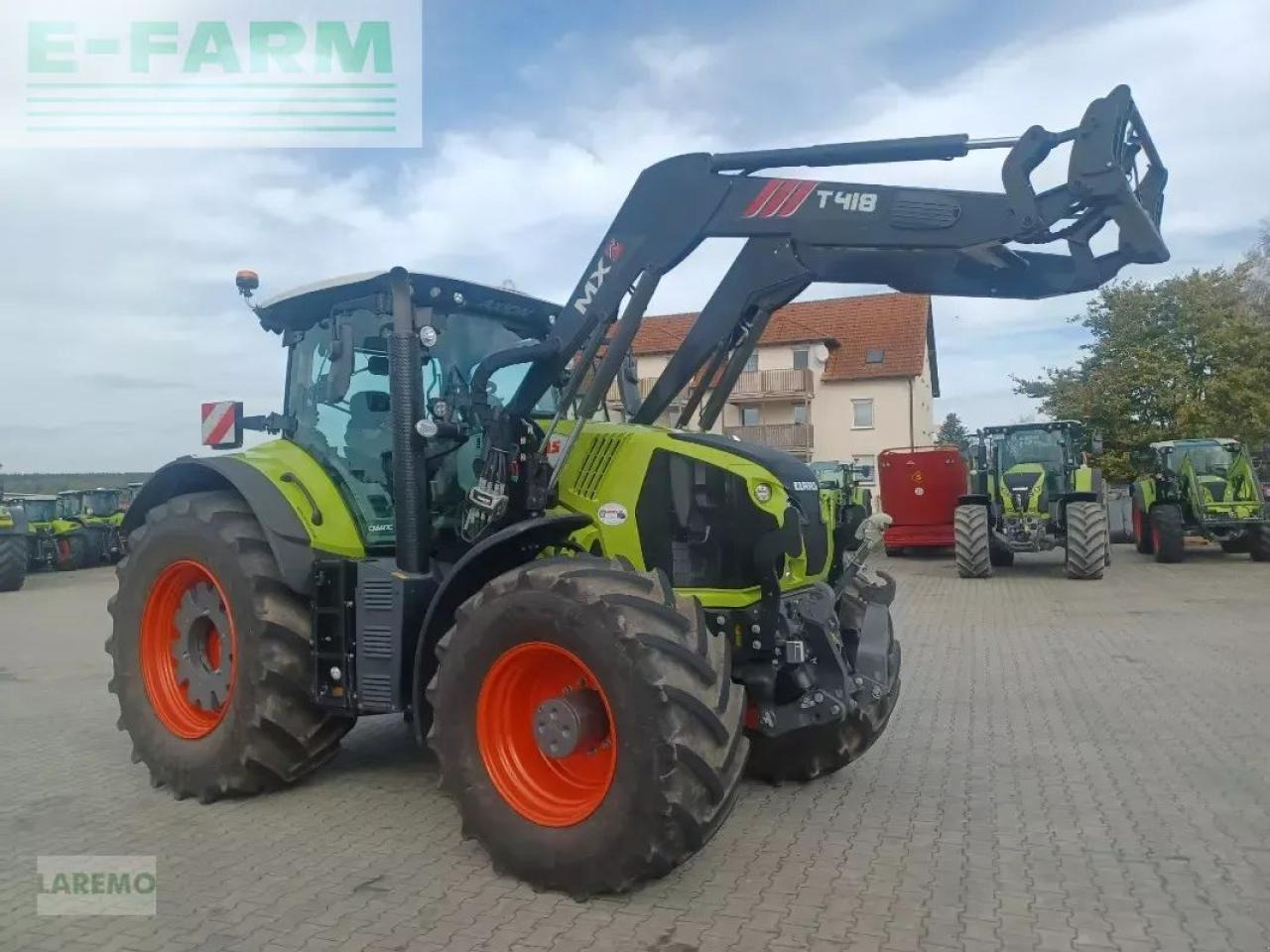 Tracteur agricole CLAAS axion 870 cmatic cebis + mx frontlader t 418 CMATIC CEBIS