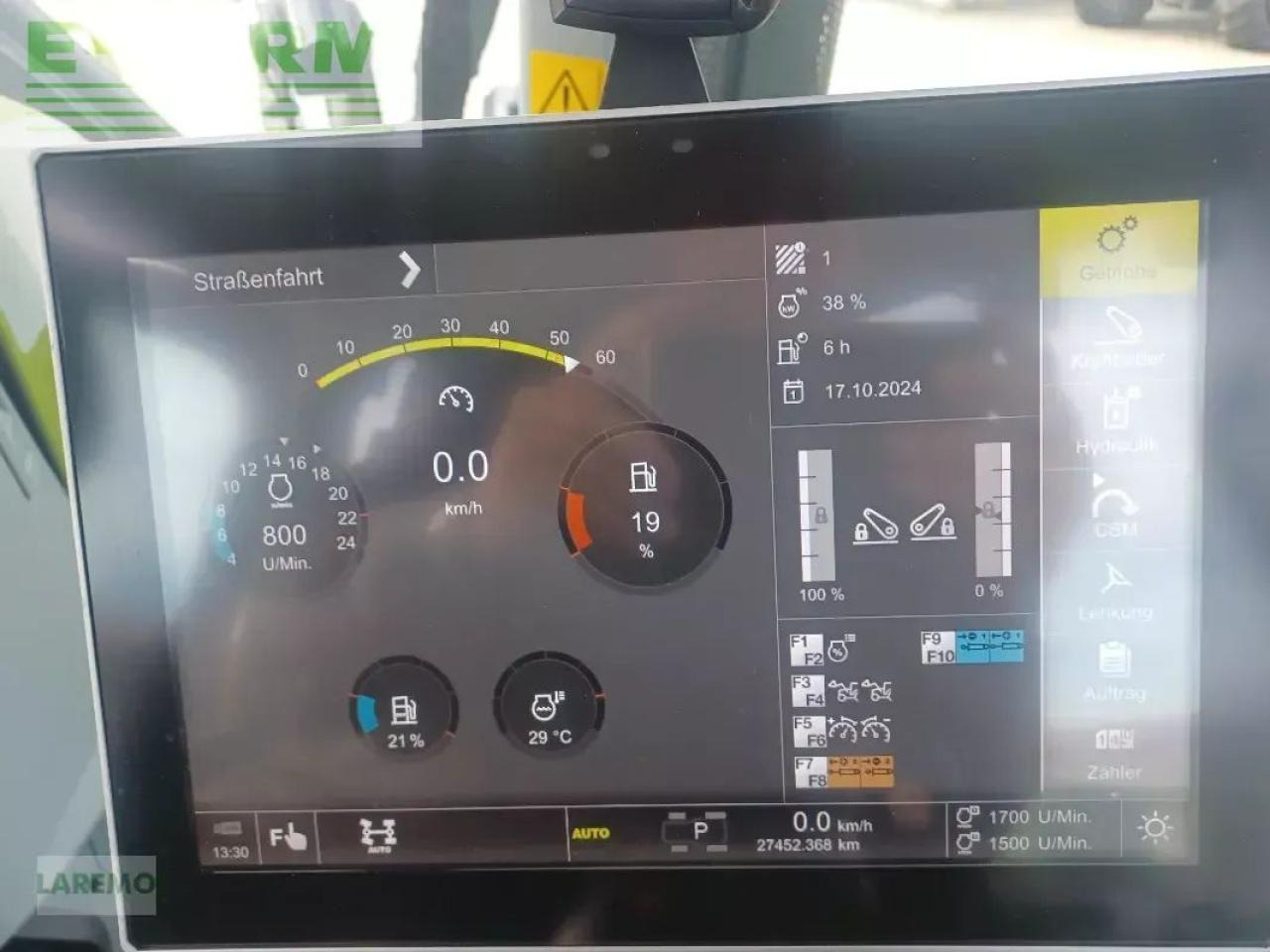 Tracteur agricole CLAAS axion 870 cmatic cebis + mx frontlader t 418 CMATIC CEBIS