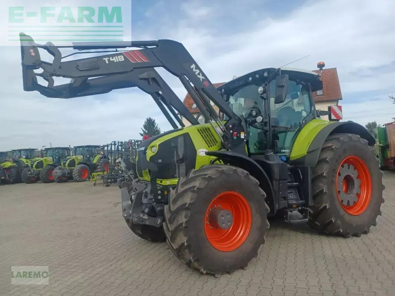 Tracteur agricole CLAAS axion 870 cmatic cebis + mx frontlader t 418 CMATIC CEBIS
