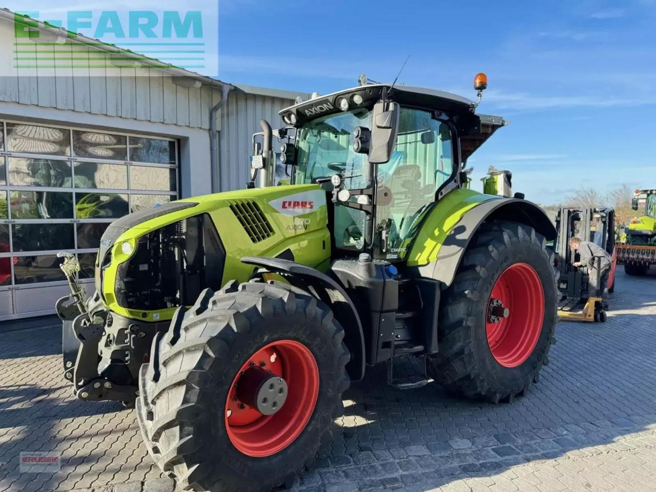 Tracteur agricole CLAAS axion 870 cmatic cis+ CMATIC CIS+