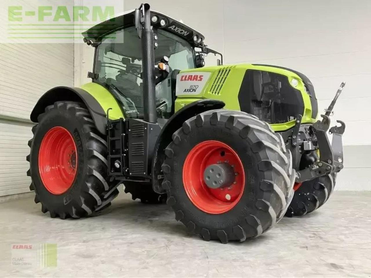Tracteur agricole CLAAS axion 870 cmatic gps rtk