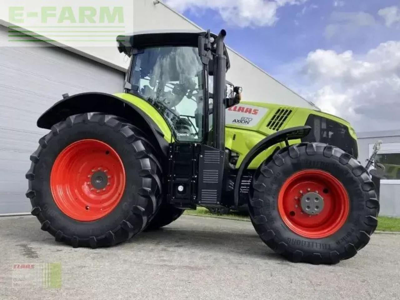 Tracteur agricole CLAAS axion 870 cmatic gps rtk CMATIC
