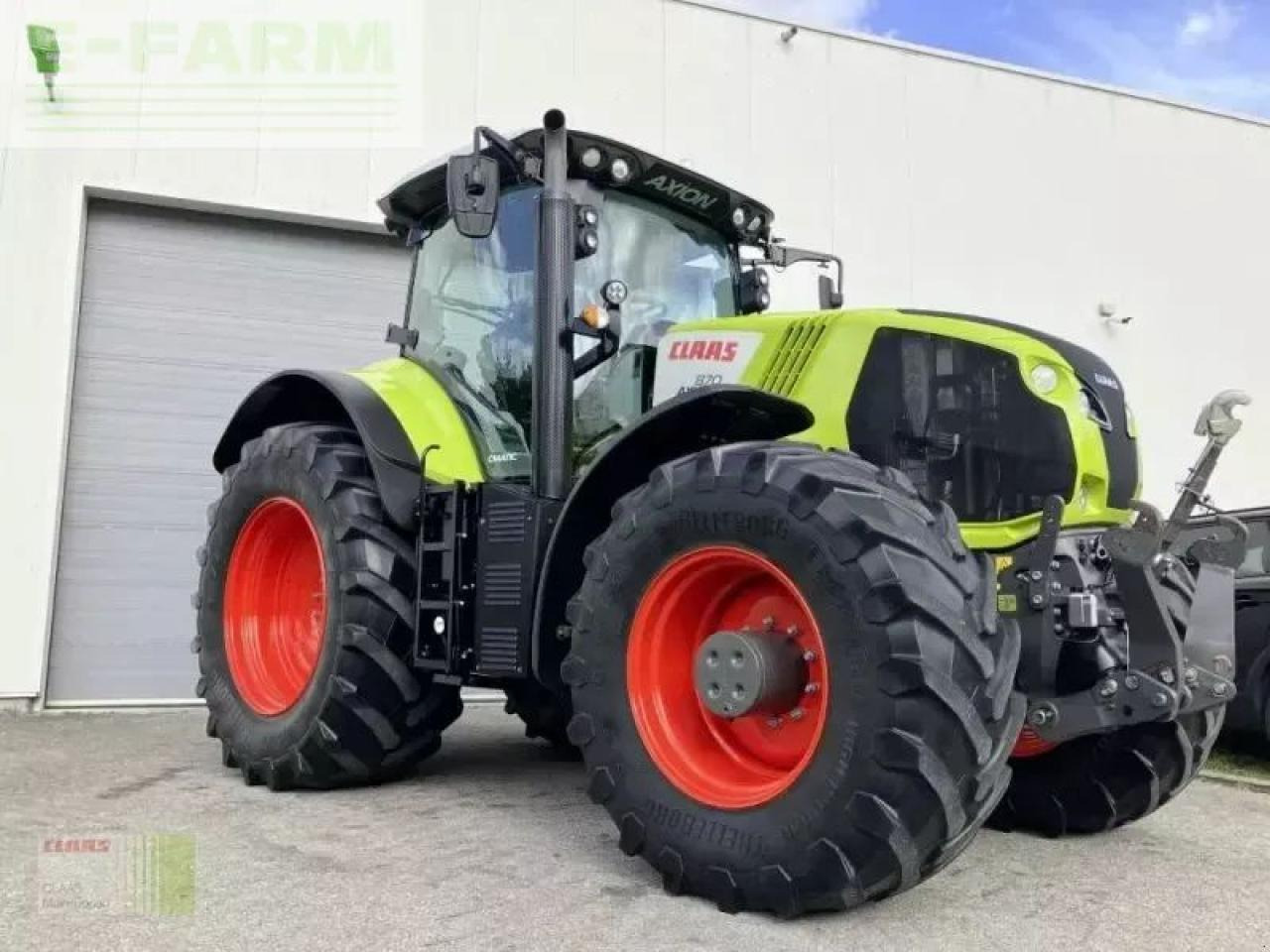 Tracteur agricole CLAAS axion 870 cmatic gps rtk CMATIC