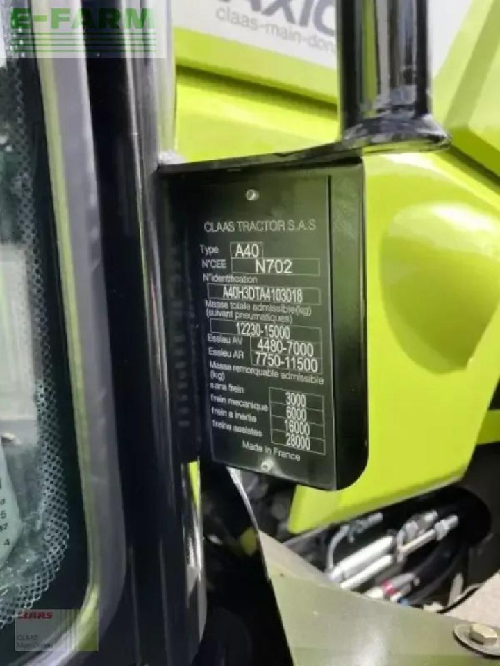 Tracteur agricole CLAAS axion 870 cmatic gps rtk CMATIC