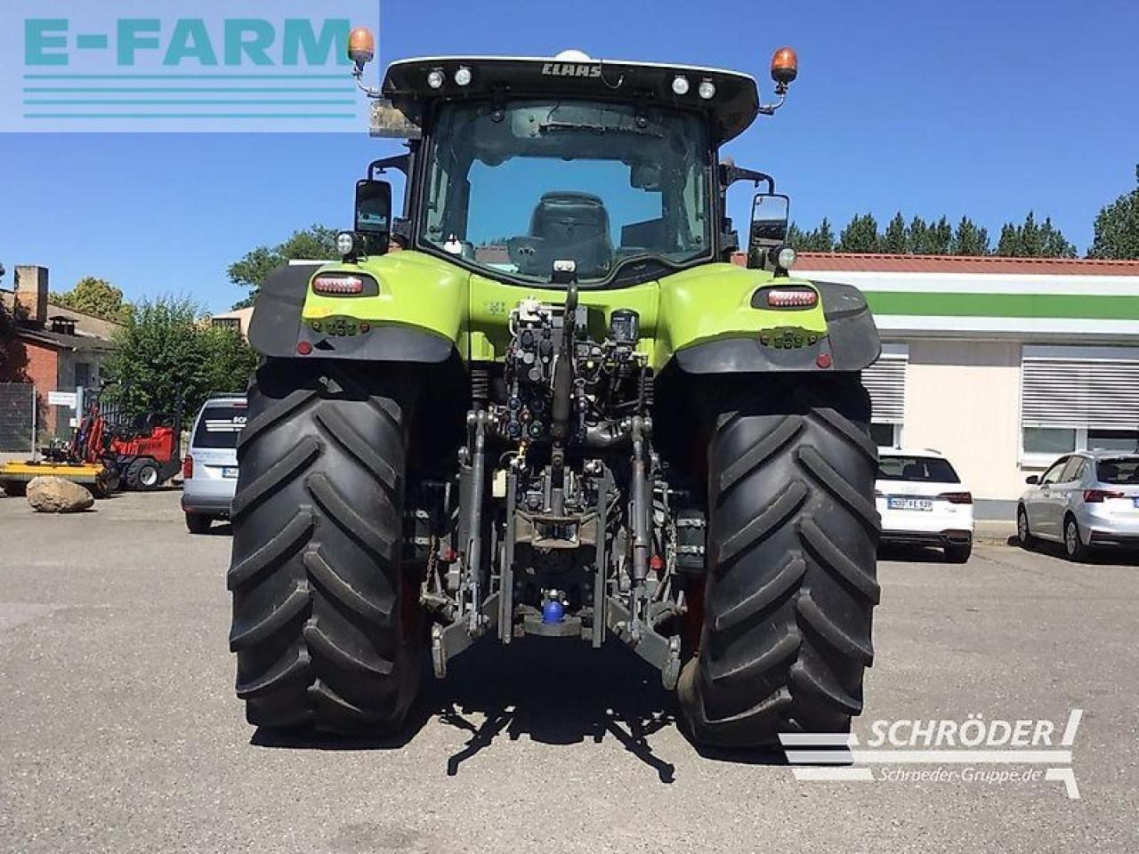 Tracteur agricole CLAAS axion 870 cmatic rtk CMATIC