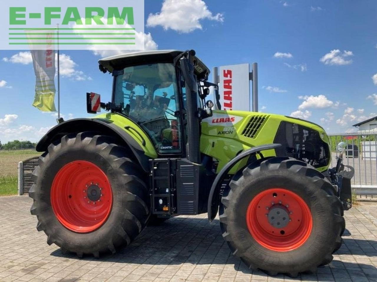 Tracteur agricole CLAAS axion 870 cmatic - stage v ce