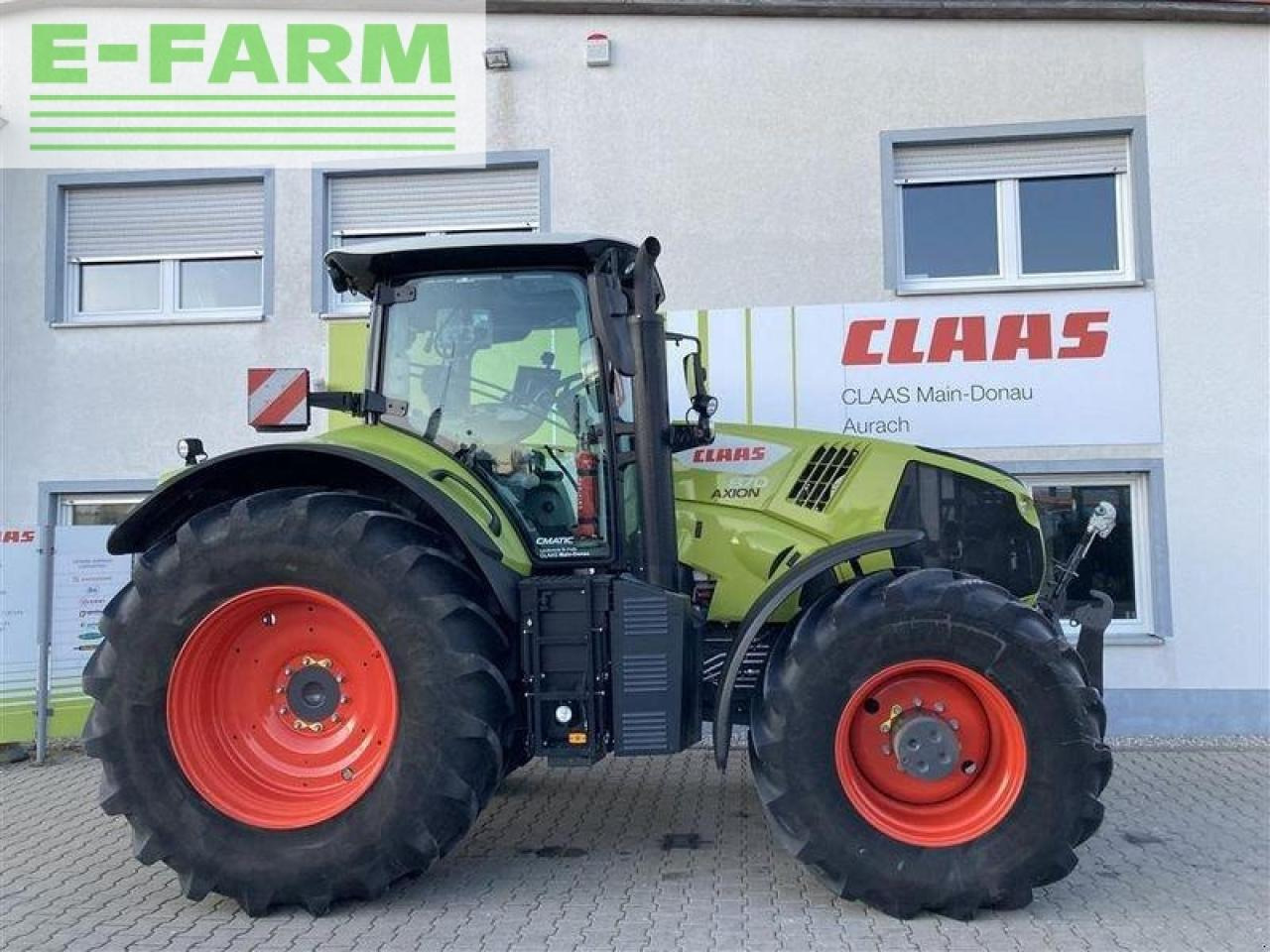 Tracteur agricole CLAAS axion 870 cmatic-stage v cebis