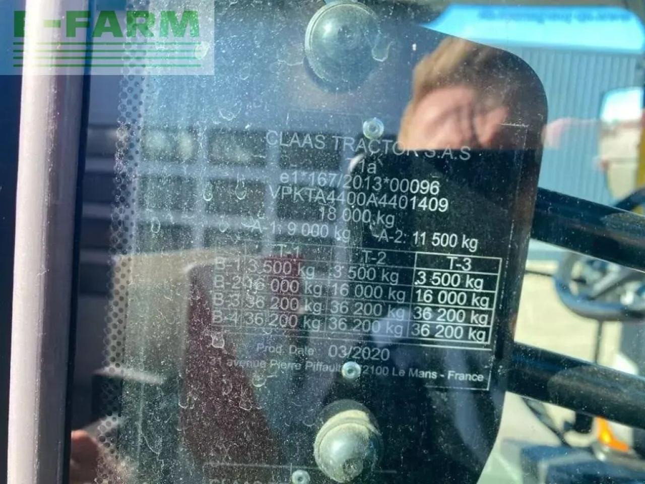 Tracteur agricole CLAAS axion 940 cmatic