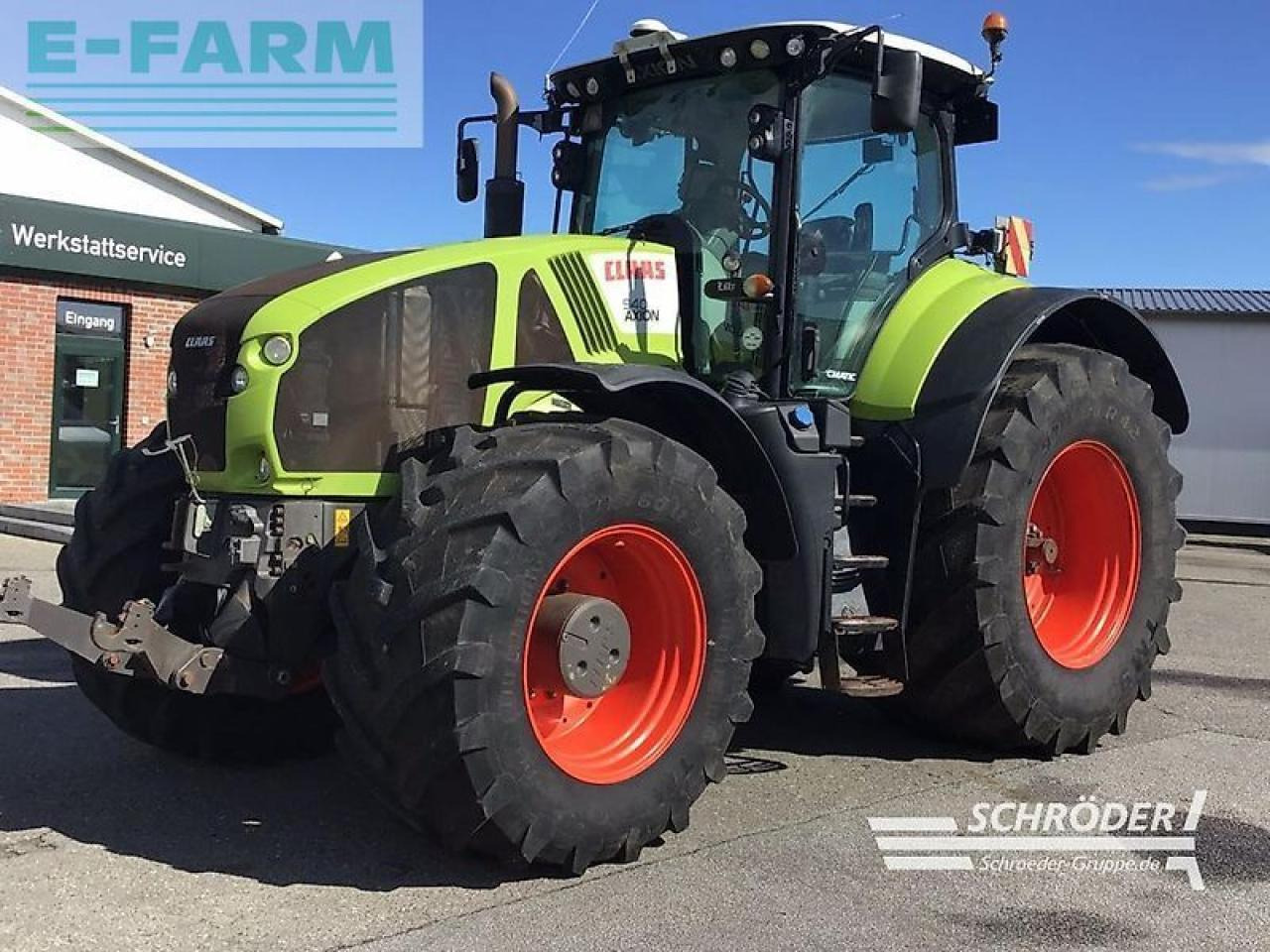 Tracteur agricole CLAAS axion 940 cmatic | rtk | s10 terminal