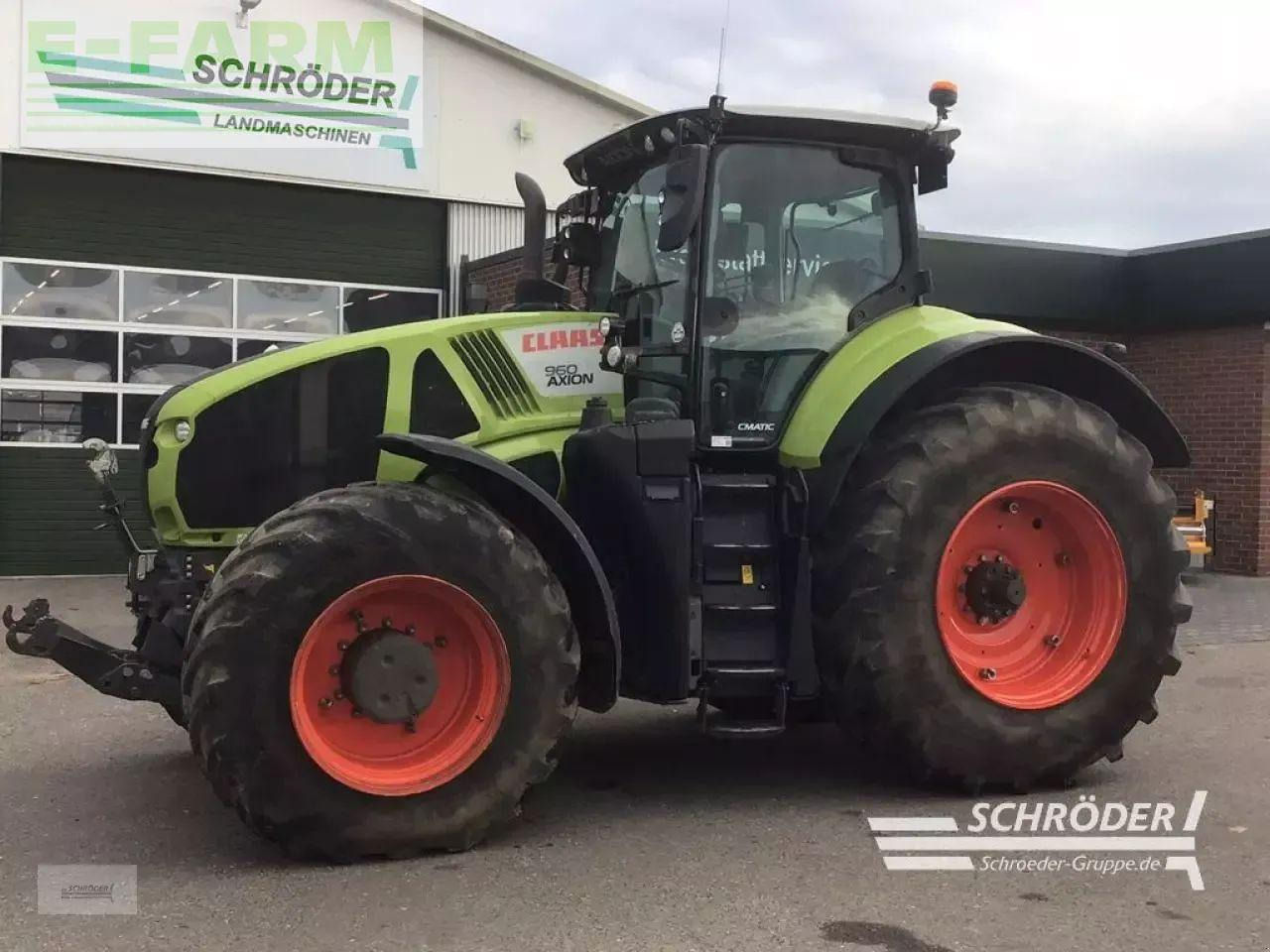 Tracteur agricole CLAAS axion 960 cmatic | rtk + s10 terminal