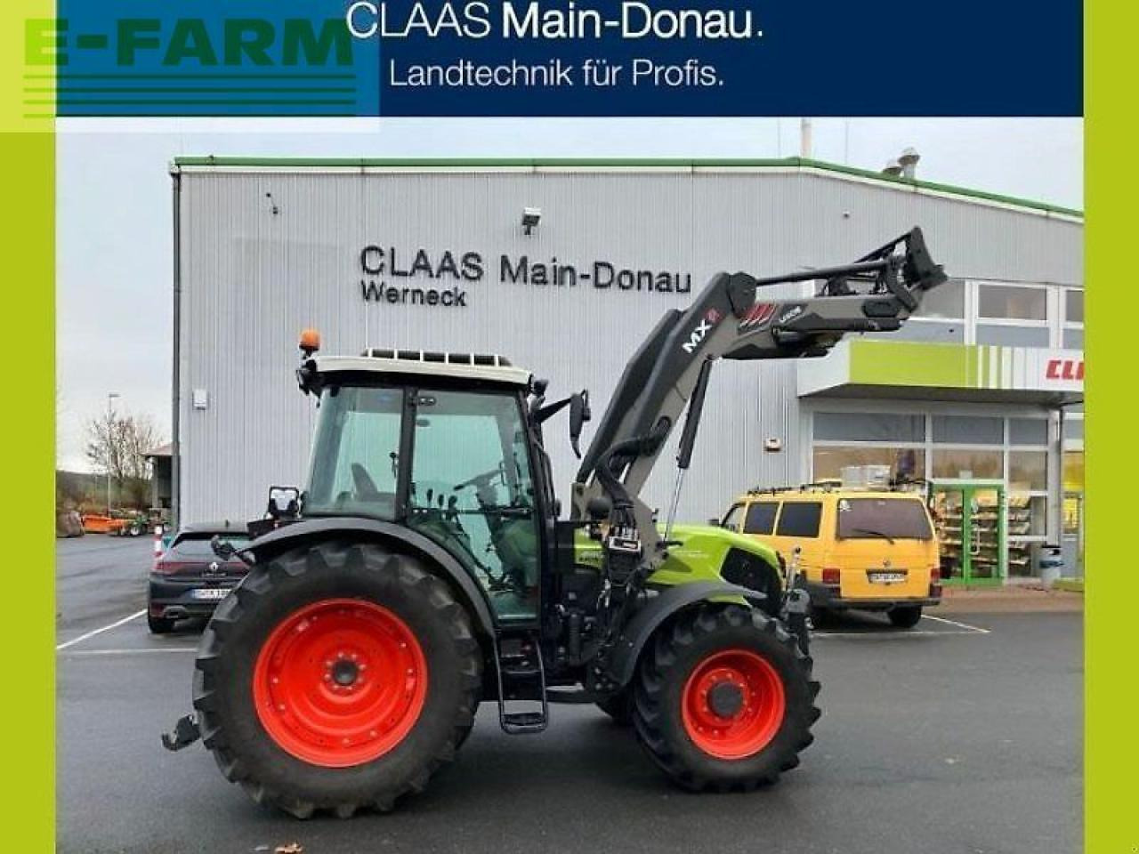 Tracteur agricole CLAAS axos 240 advanced mit fl u506