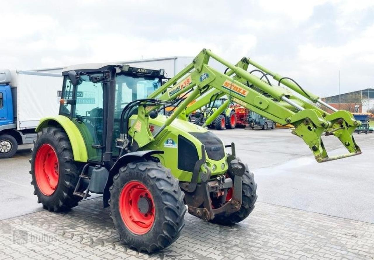 Tracteur agricole CLAAS axos 320 mit stoll frontlader