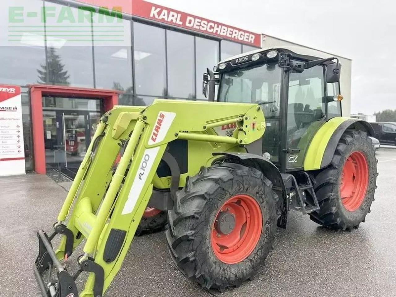 Tracteur agricole CLAAS axos 340 cx CX