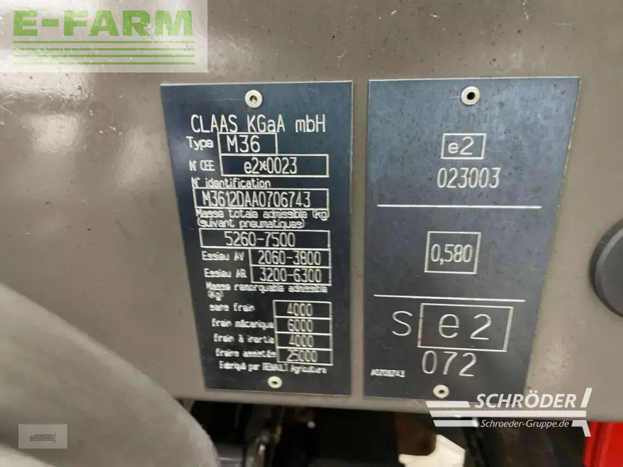 Tracteur agricole CLAAS celtis 426