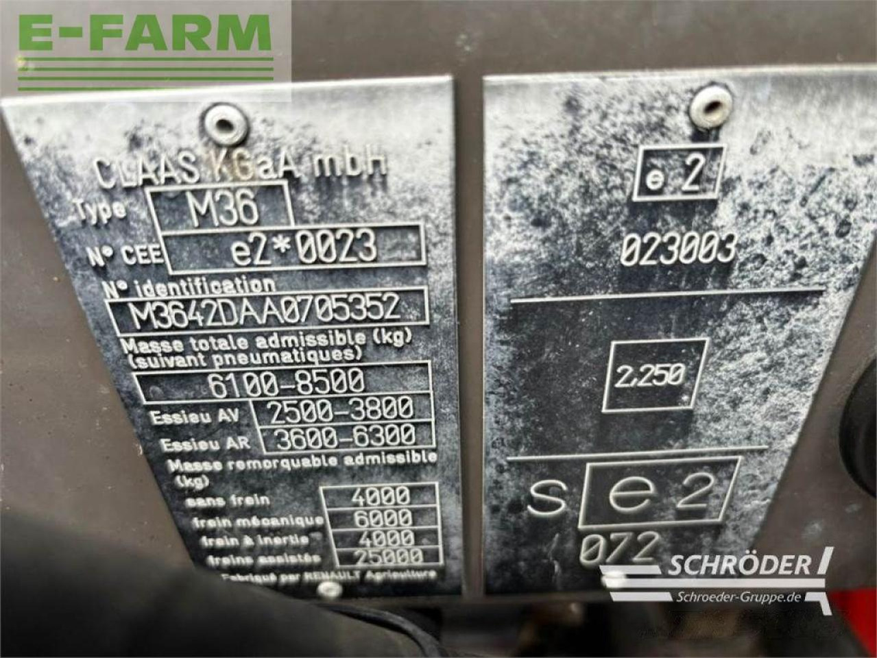 Tracteur agricole CLAAS celtis 456 rx