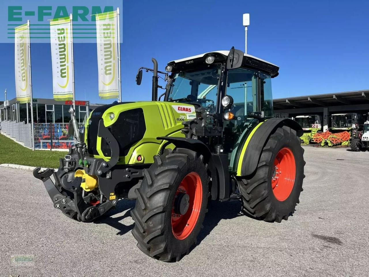 Tracteur agricole CLAAS elios 210 (kabine ohne glasdach)