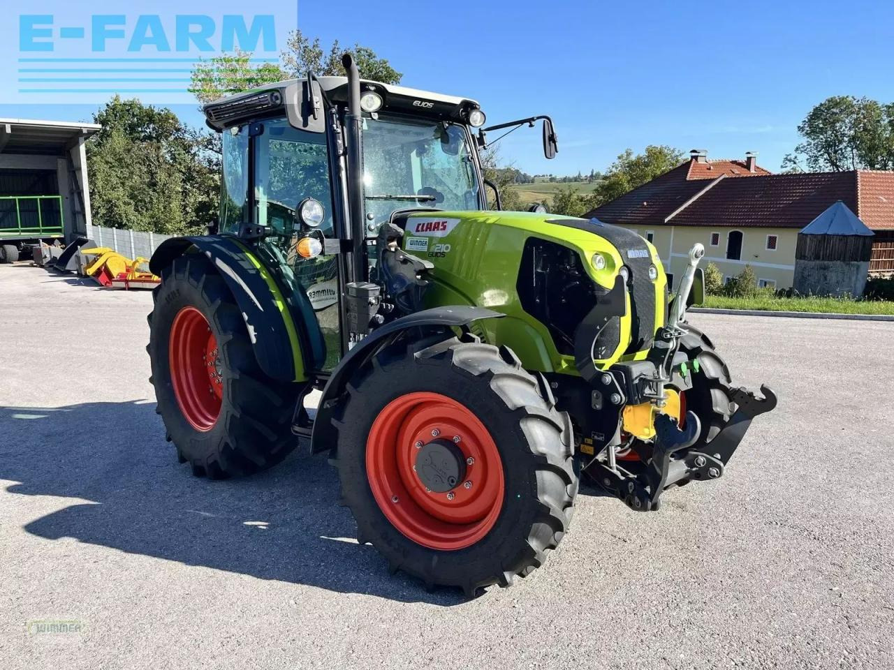 Tracteur agricole CLAAS elios 210 (kabine ohne glasdach)