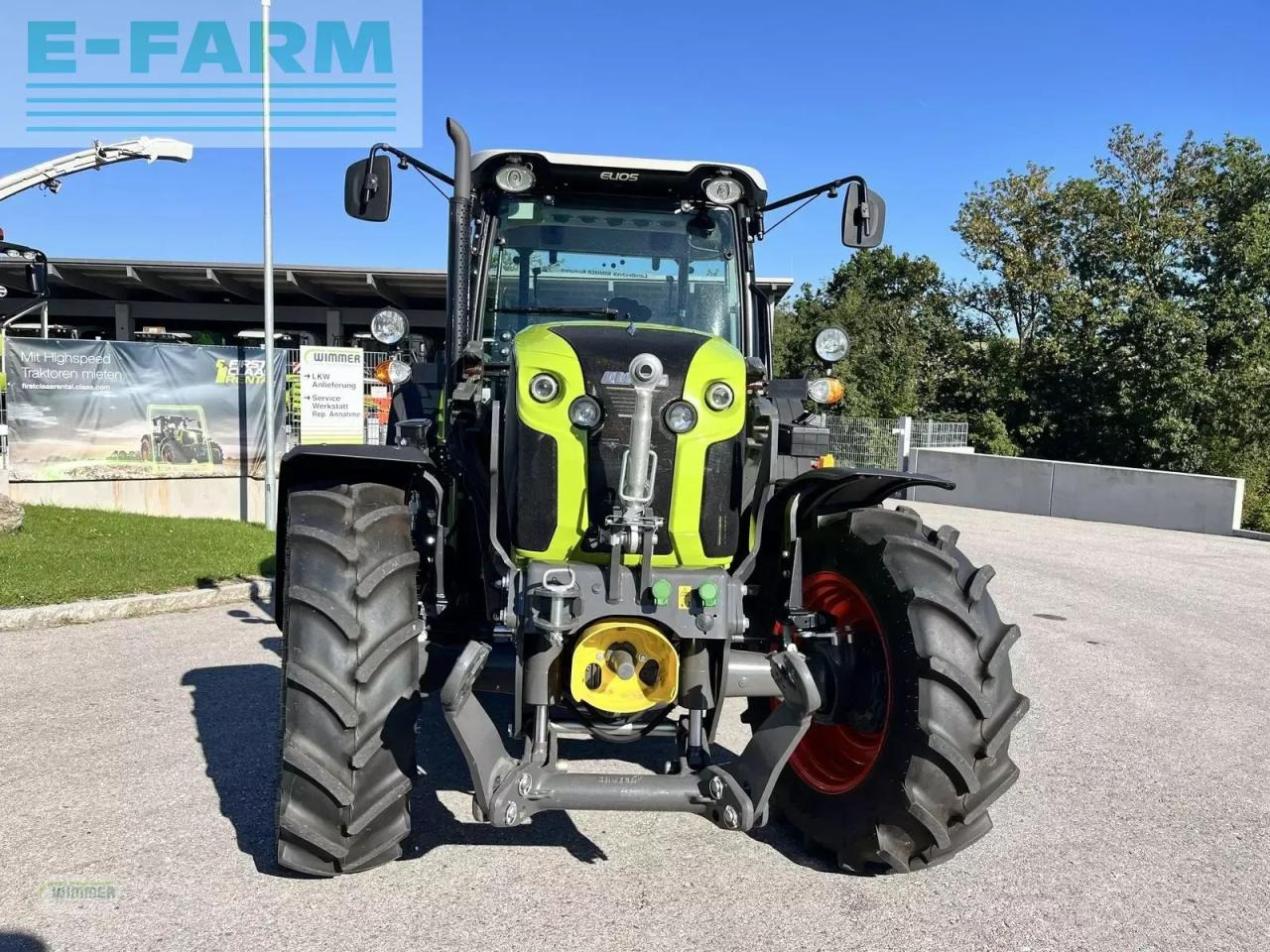 Tracteur agricole CLAAS elios 210 (kabine ohne glasdach)