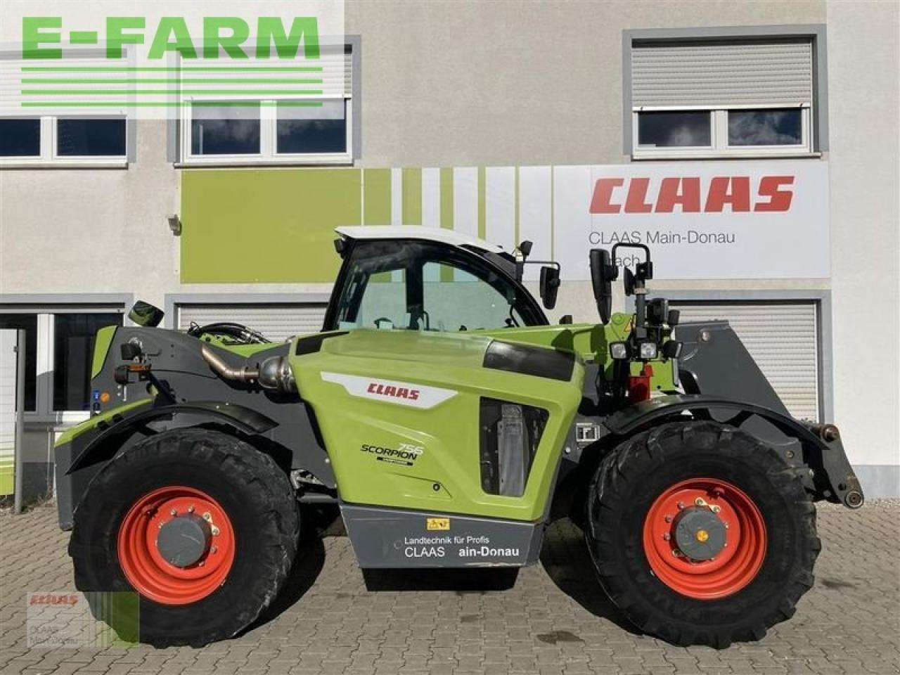 Tracteur agricole CLAAS scorpion 756 varipower