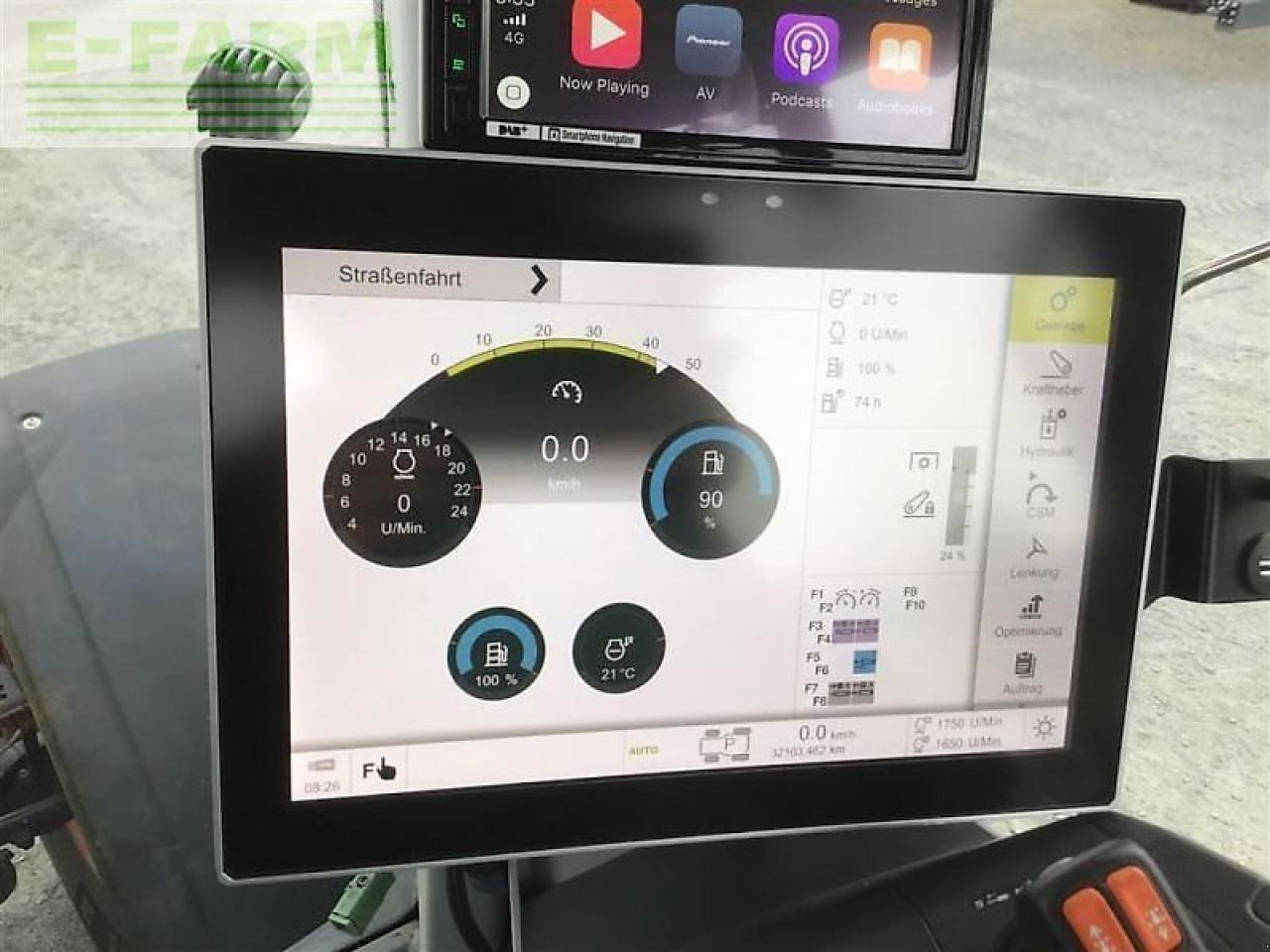 Tracteur agricole CLAAS traktor axion 830 cm