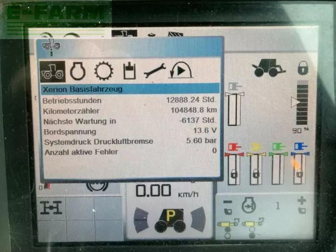 Tracteur agricole CLAAS xerion 3800 trac vc TRAC VC