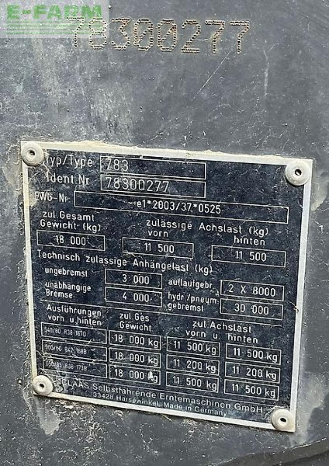 Tracteur agricole CLAAS xerion 5000 trac TRAC