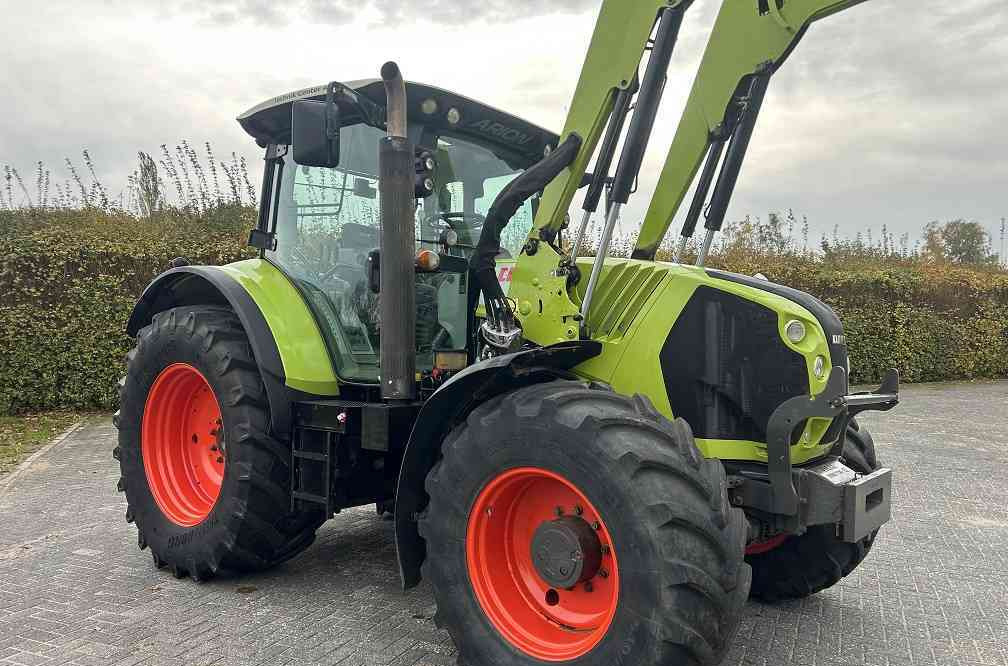 Tracteur agricole Claas Arion 640 cis, lucht, frontlader