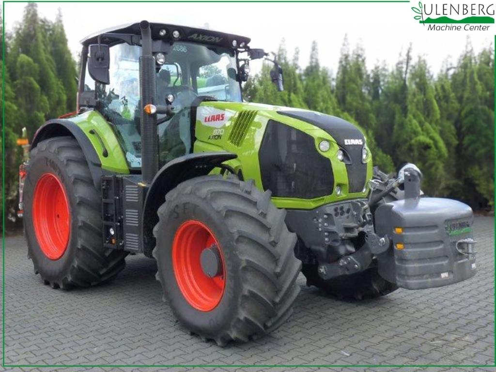 Tracteur agricole Claas Axion 870 Cmatic
