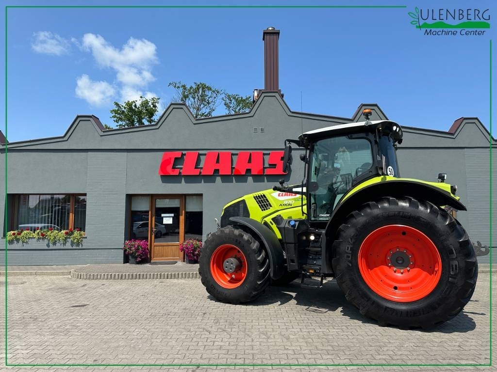 Tracteur agricole Claas Axion 870 Cmatic