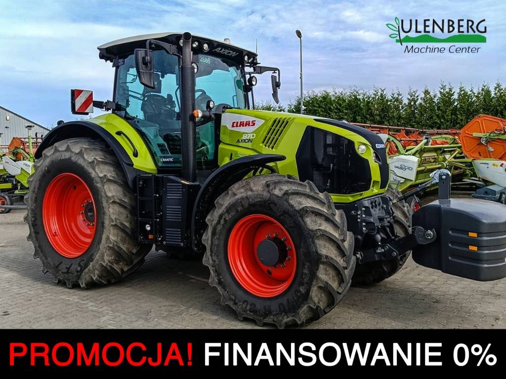 Tracteur agricole Claas Axion 870 Cmatic