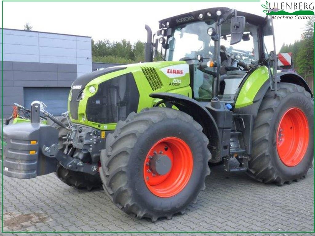 Tracteur agricole Claas Axion 870 Cmatic