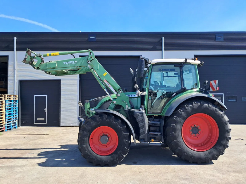 Tracteur agricole Fendt 514 VARIO 514 VARIO S4 PROFI met AGCO 4X80 frontloader