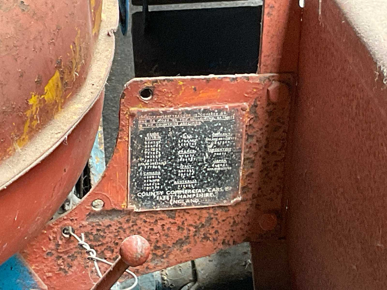 Tracteur agricole Fordson County Crawler Swamp, SDL50