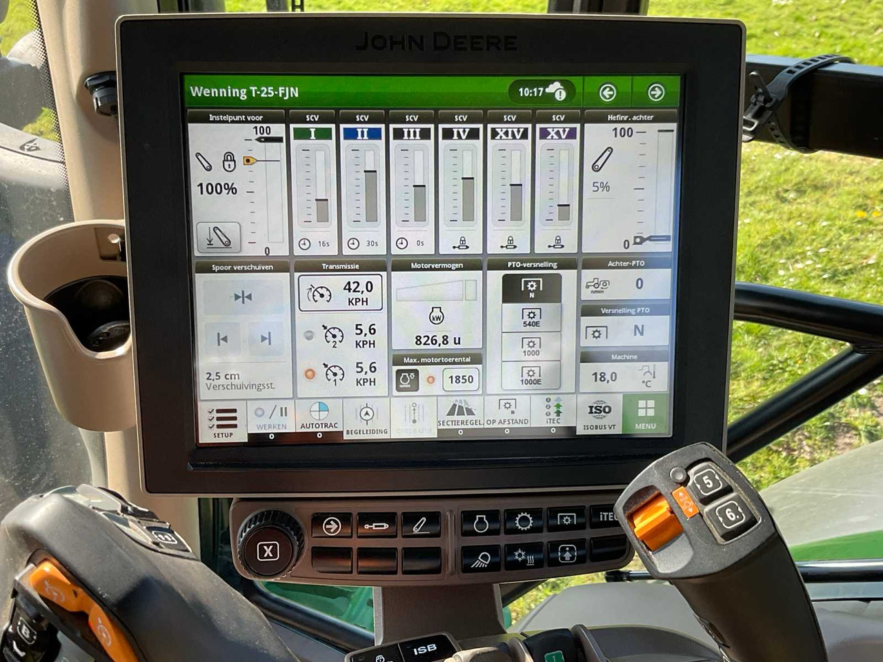 Tracteur agricole John Deere 6R 185