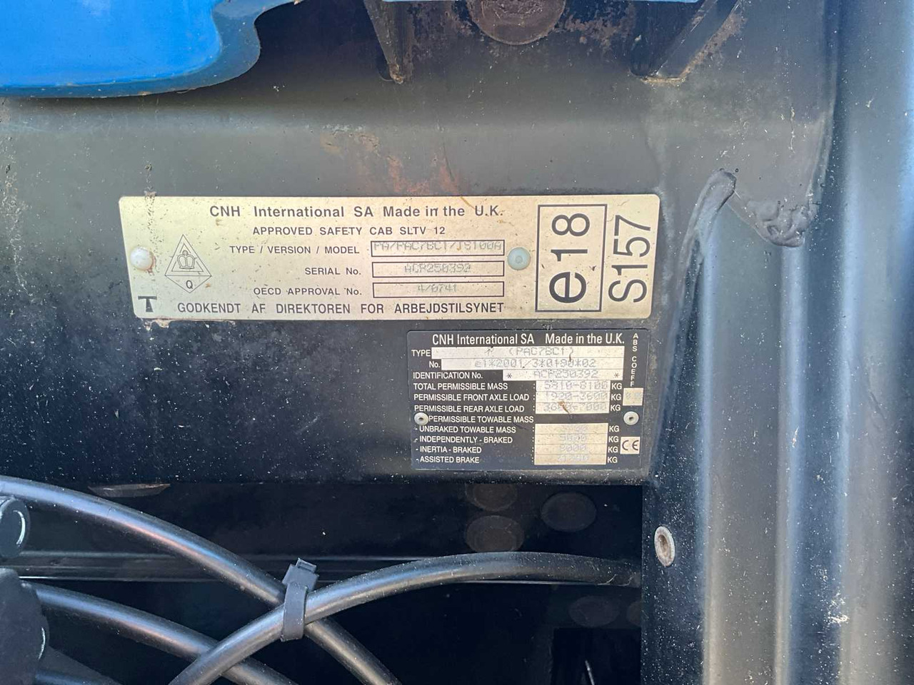 Tracteur agricole New Holland TS100A