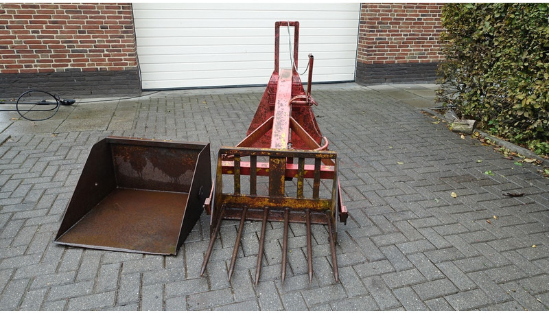Machine agricole Vicon Achterlader met mestvork en grondbak