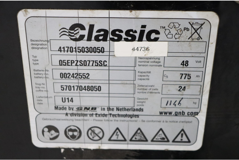 Chariot à mât rétractable Atlet UMS160D